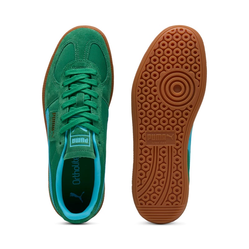 PUMA Palermo Vintage Update Mens Green Sneakers - Image 4